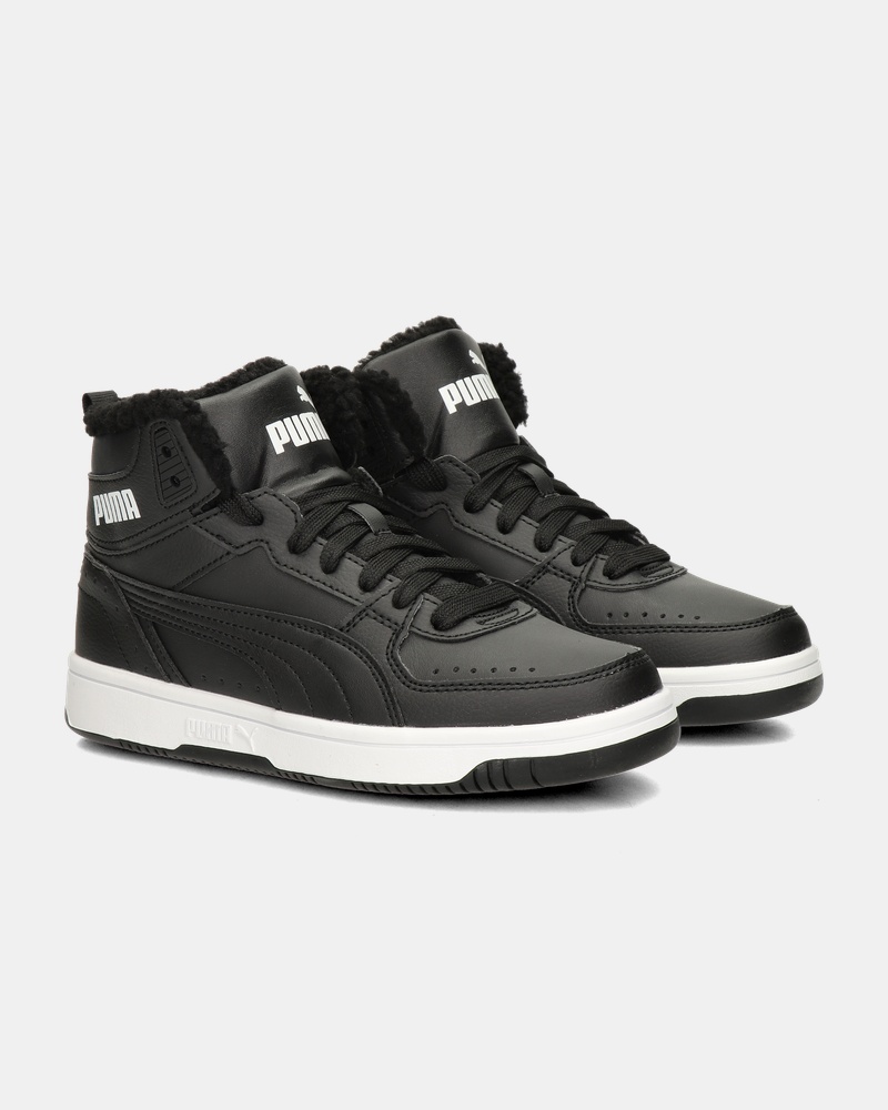 Puma Rebound Joy Fur Hoge sneakers  - zwart