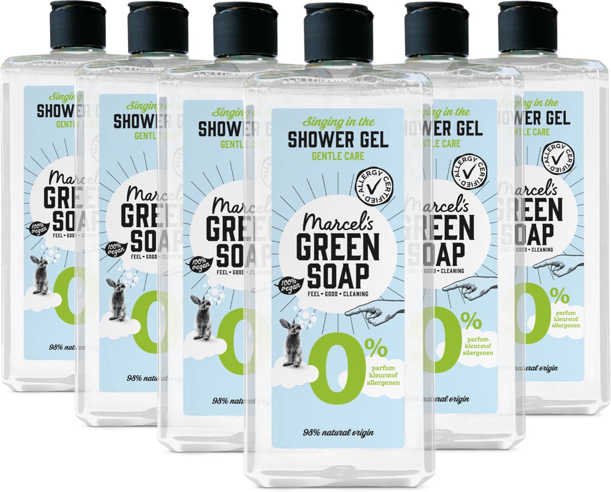 6x Marcel’s Green Soap Showergel 0% (300 ml)