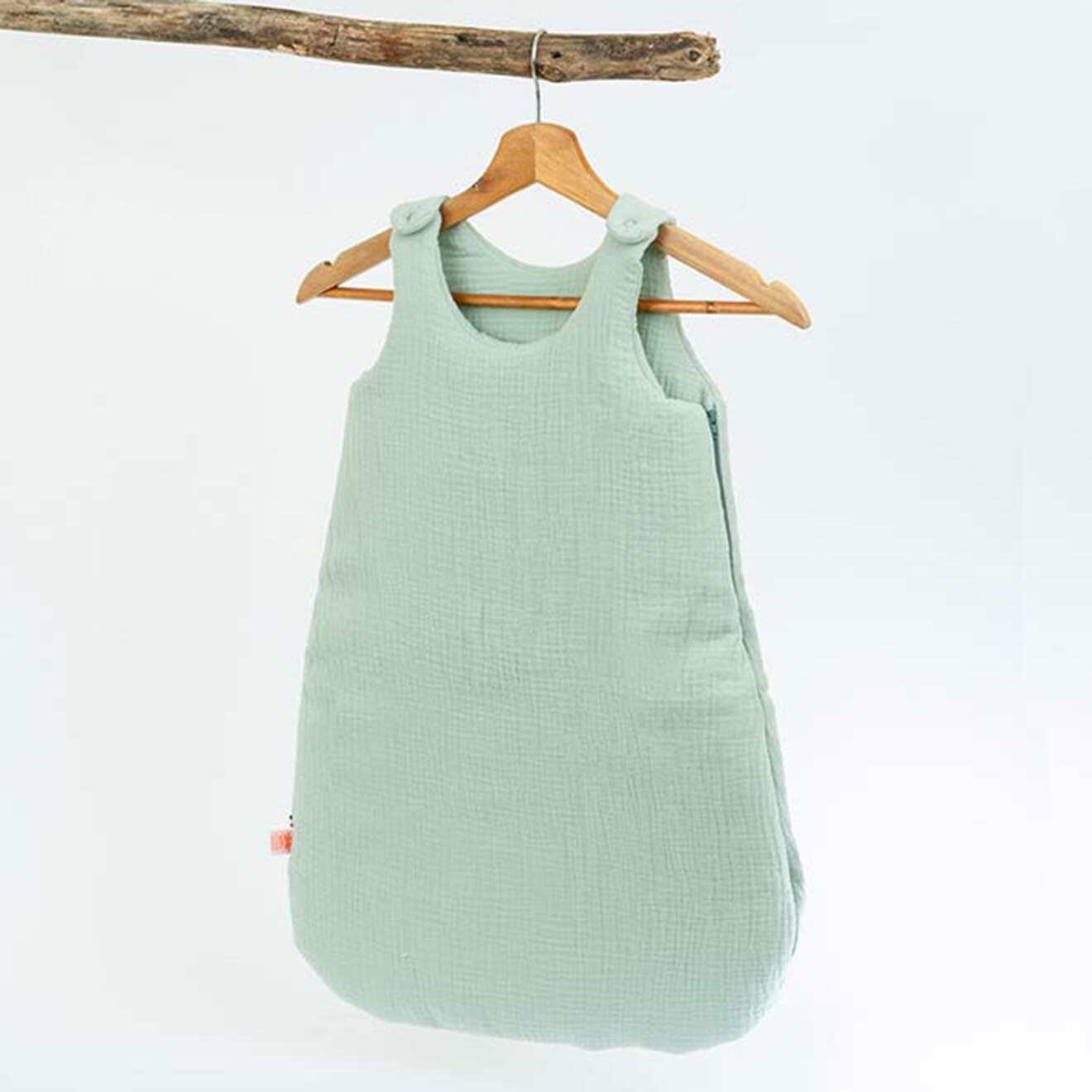 Papate Gigoteuse Hiver en Coton Bio verte - 70x90 cm