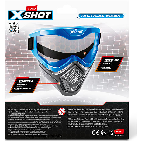 X-shot maske - blå