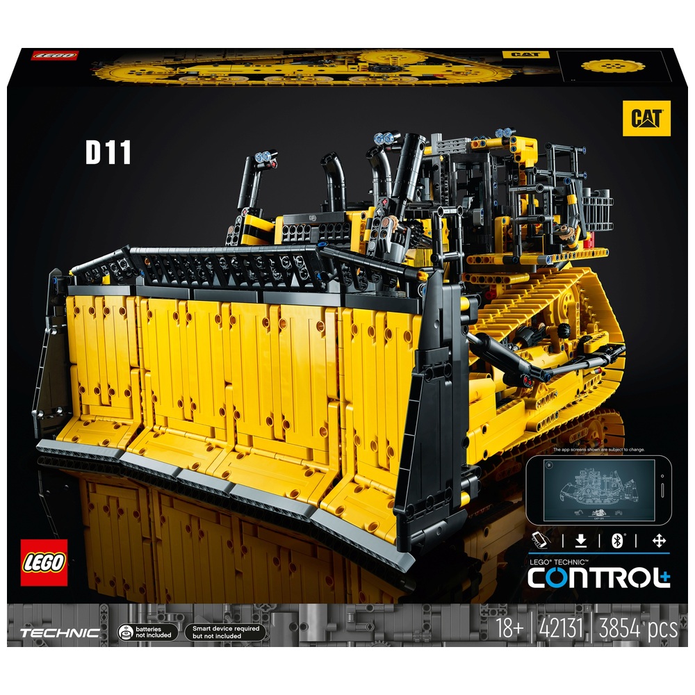 LEGO Technic 42131 App-gesteuertes CAT D11 Bulldozer RC Baufahrzeug-Set