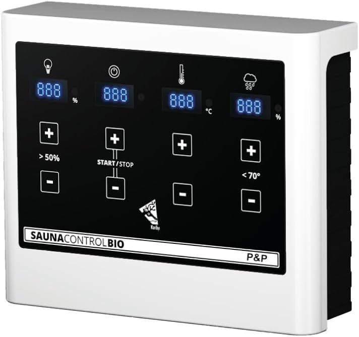 Karibu Steuergerät Easy Bio Plug & Play schwarz, B x T x H: 32,5 x 24 x 13 cm, für Saunaöfen