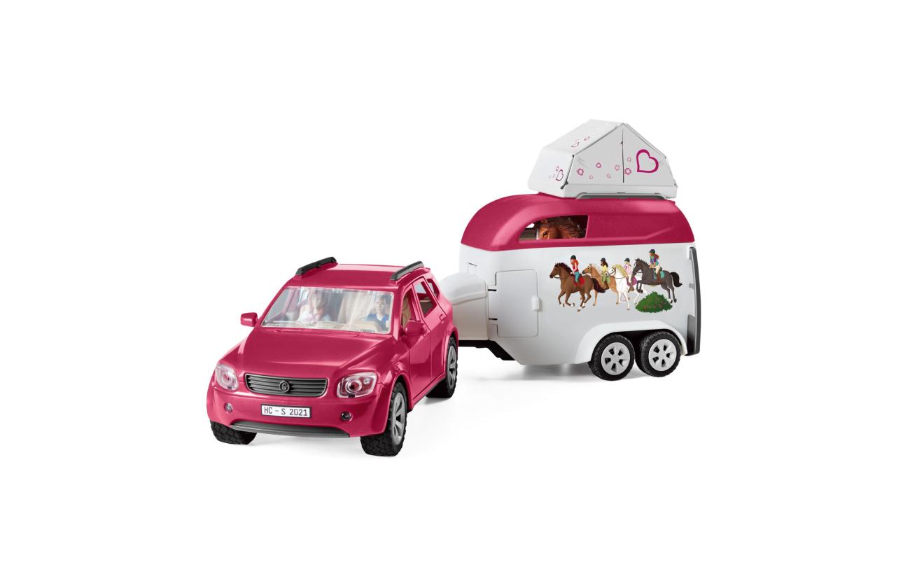 Schleich Horse Club 42535 Auto met paardenaanhange