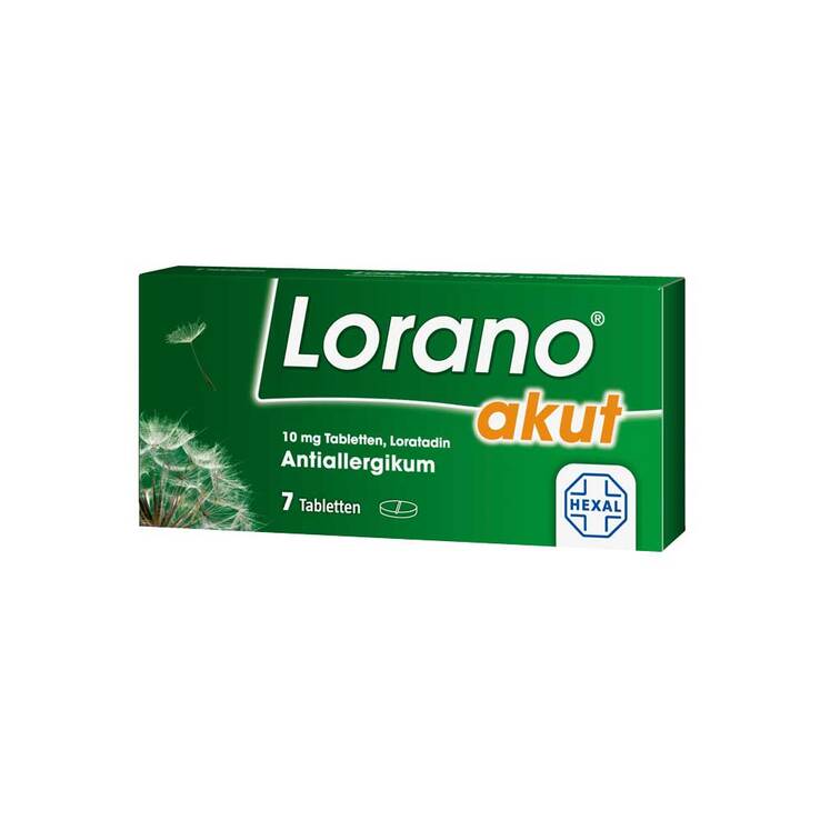 Lorano akut 10 mg Tabletten, 7 St