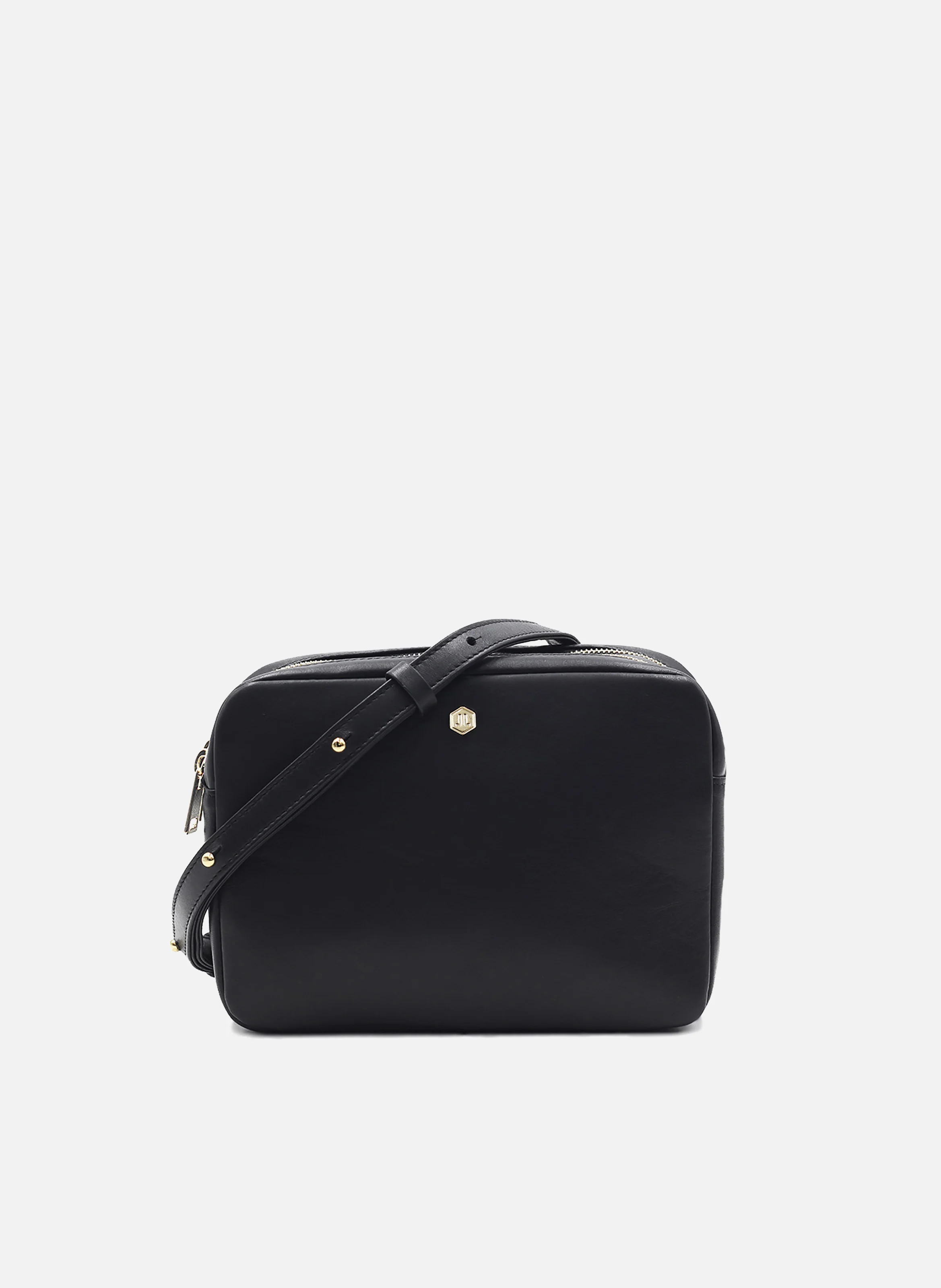 Gabrielle - Sac en cuir lisse | Noir
