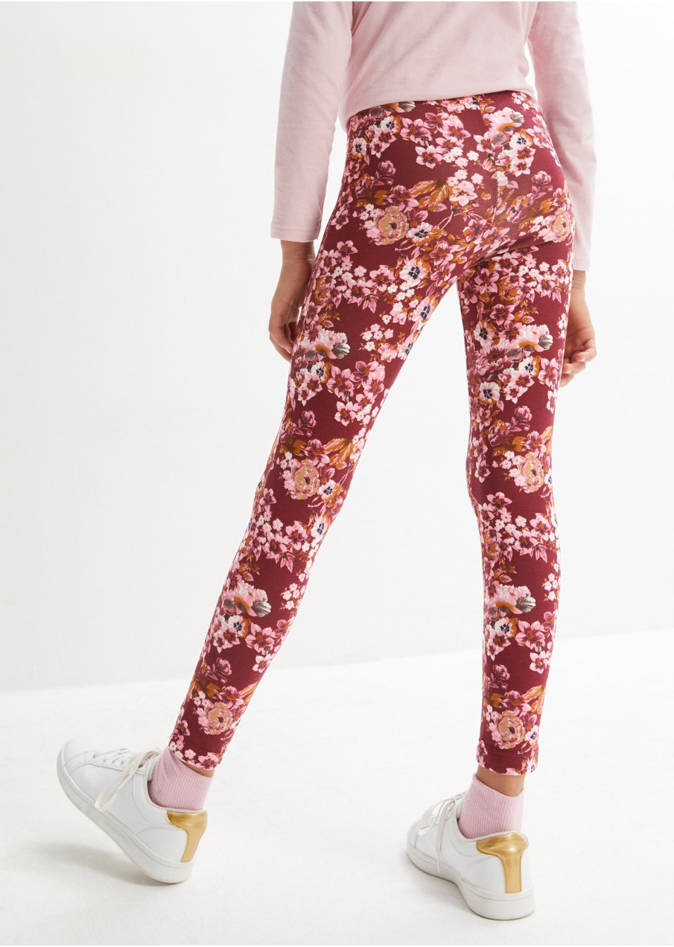 Lot de 2 leggings fille avec motif floral