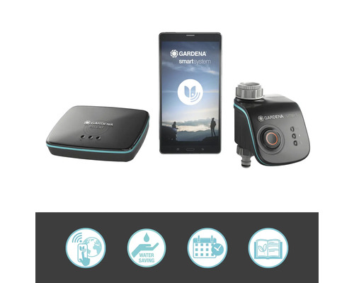 Waterregelset GARDENA smart - compatibel met SMART HOME van hornbach