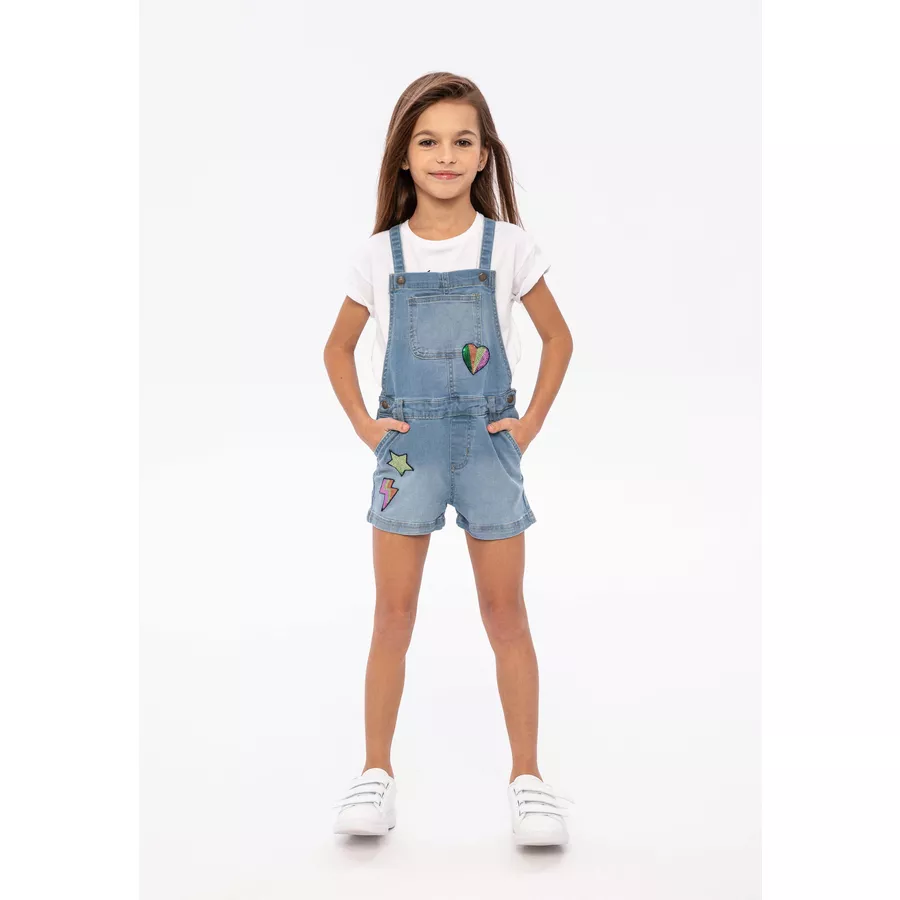 MINOTI Jeanslatzhose Denim-Blau