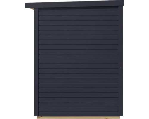 Bertilo Woodline Bike fietsenstalling/tuinhuisje met vloer, 202x106 cm, antraciet