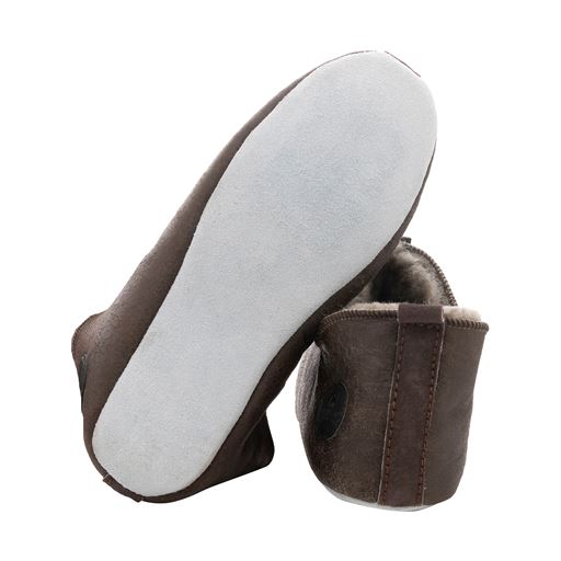 Shepherd Of Sweden Henrik Slippers, Stone Oiled Antique, 42