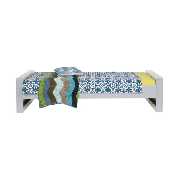 Woood Dennis Bed Beton Grey 90 x 200 cm