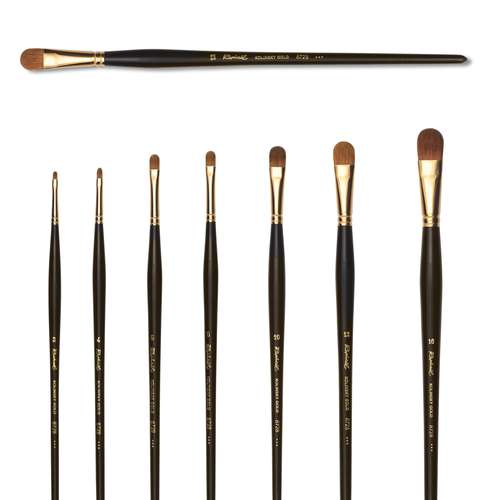 Raphaël® Serie 8728 Kolinsky Gold Katzenzungenfacon