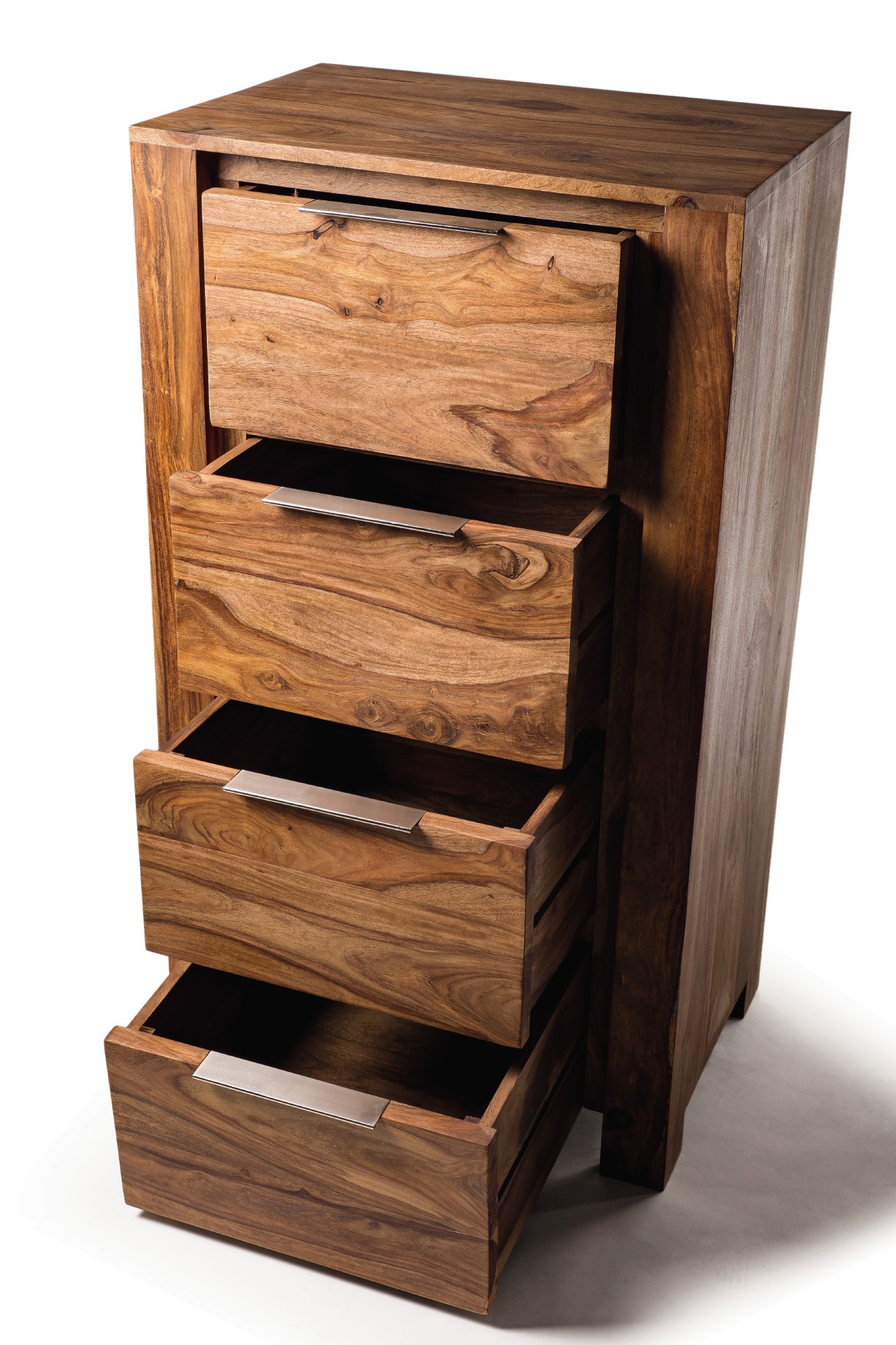 Schubladenkommode 'Bent', 4 Schubladen, L 45 cm, B 64 cm, H 115 cm von fischer's lagerhaus