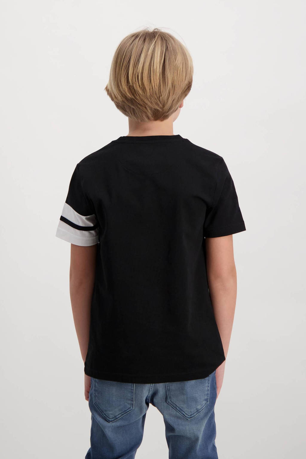 Cars T-shirt Kids LOET TS Black met logo zwart