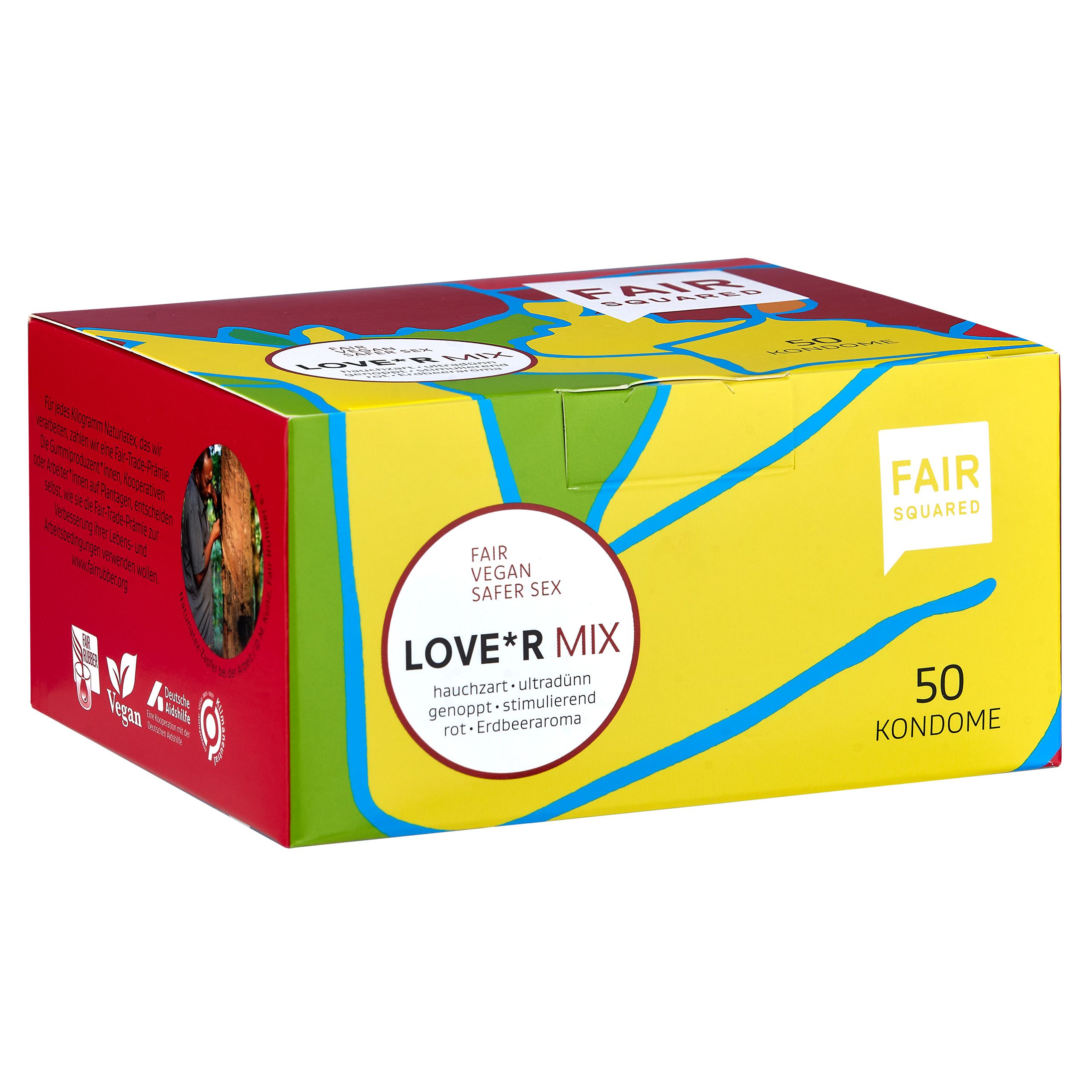 FAIR SQUARED Kondome LOVE*R MIX Box