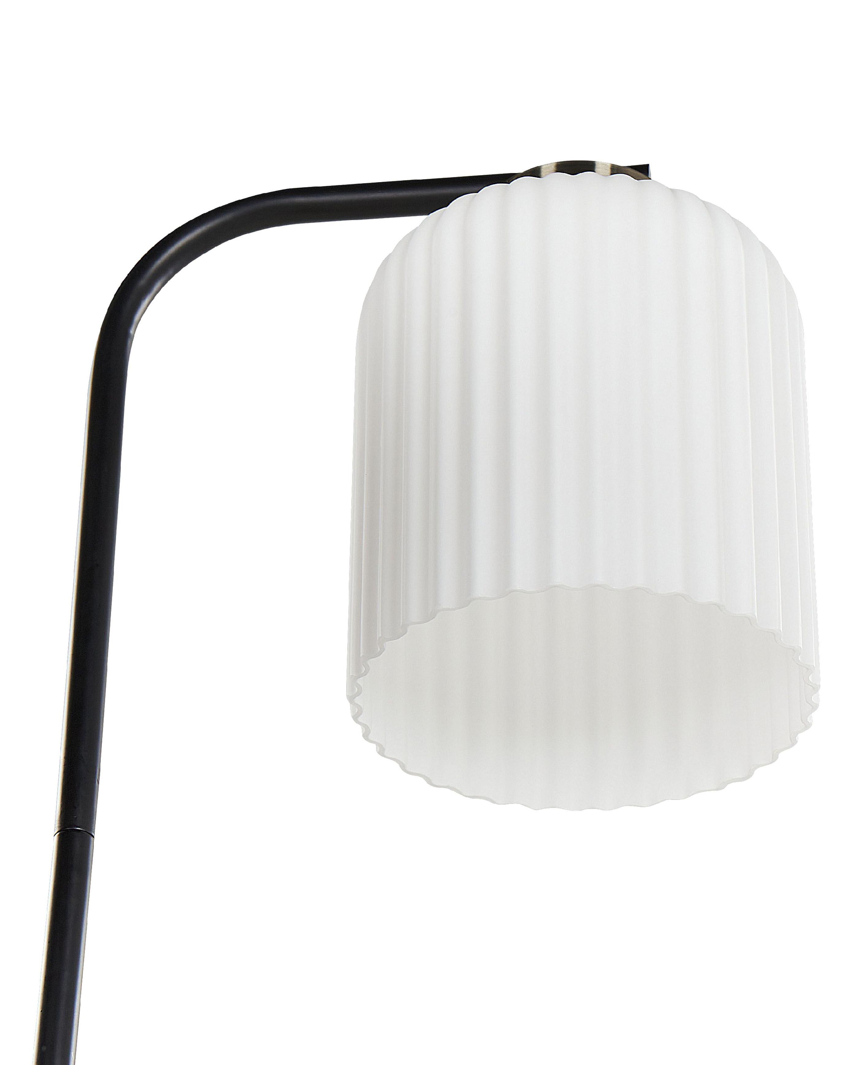Staande lamp CAUDELO Metaal Zwart/wit