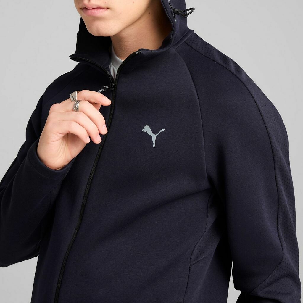 PUMA<br>Moletom com zíper Evostripe