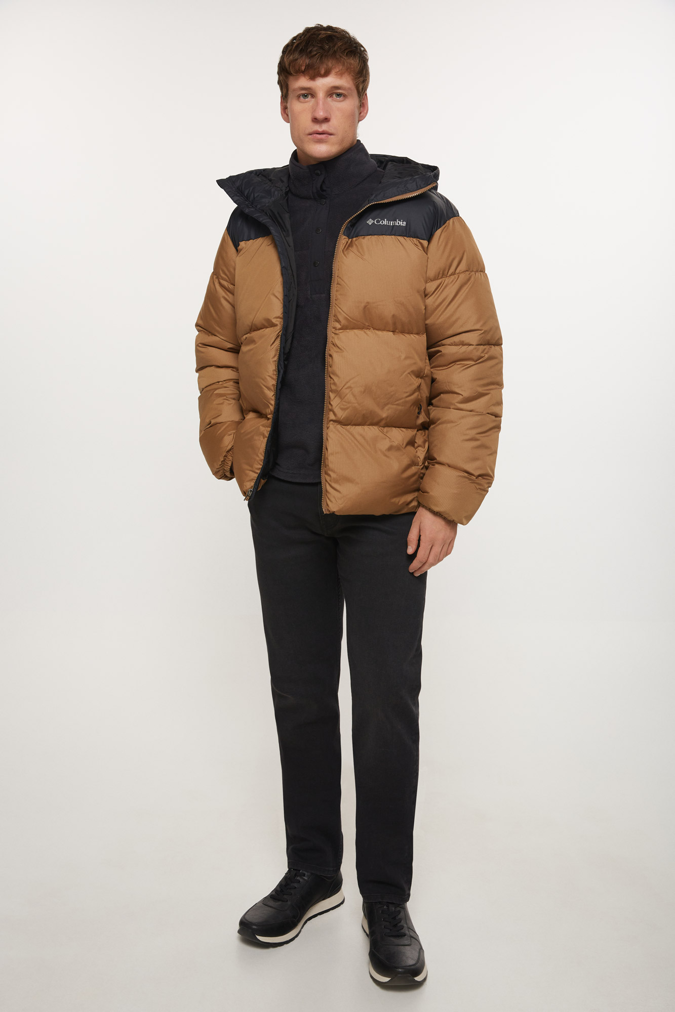 Jaqueta acolchoada masculina Columbia™ Puffect™ com capuz