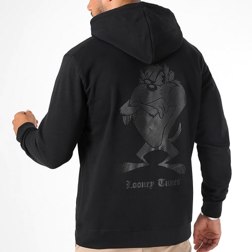 Sweat Capuche Carbon Taz Noir