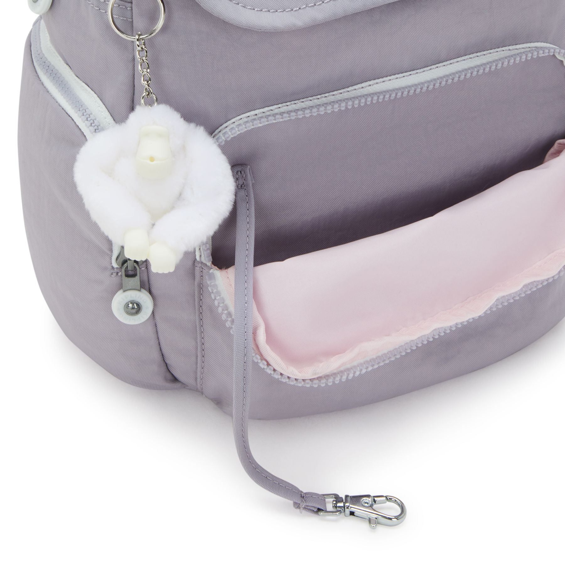 CITY ZIP S  Petit sac à dos avec bretelles ajustables - Tender Grey