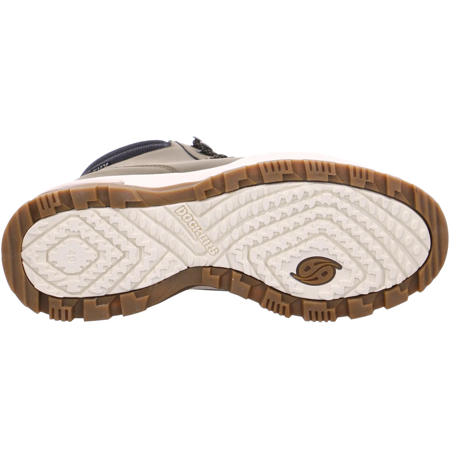 DOCKERS Winter-Boots Khaki Lederimitat