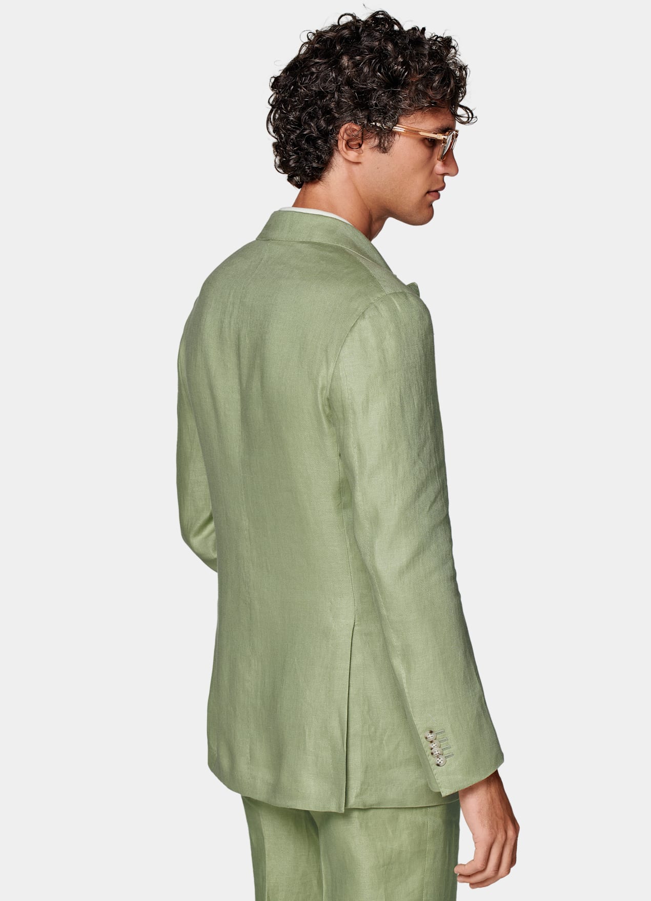 Costume Havana coupe Tailored vert clair