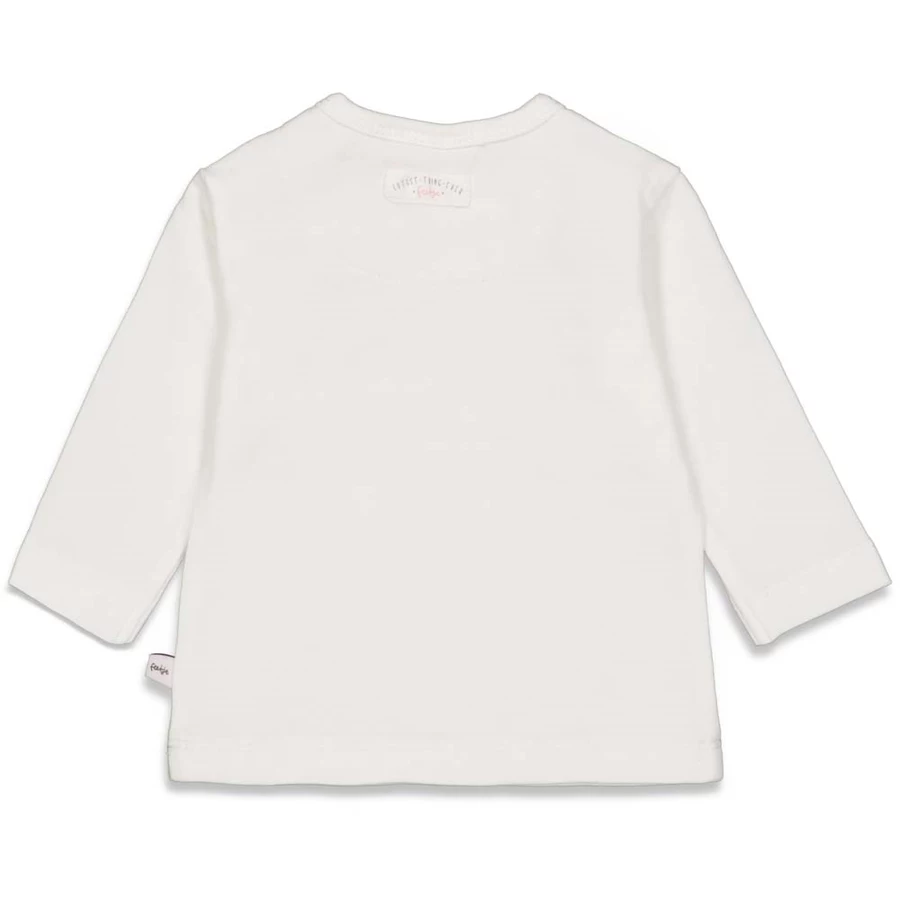 Feetje Langarmshirt Welcome Cutest Thing Ever Offwhite