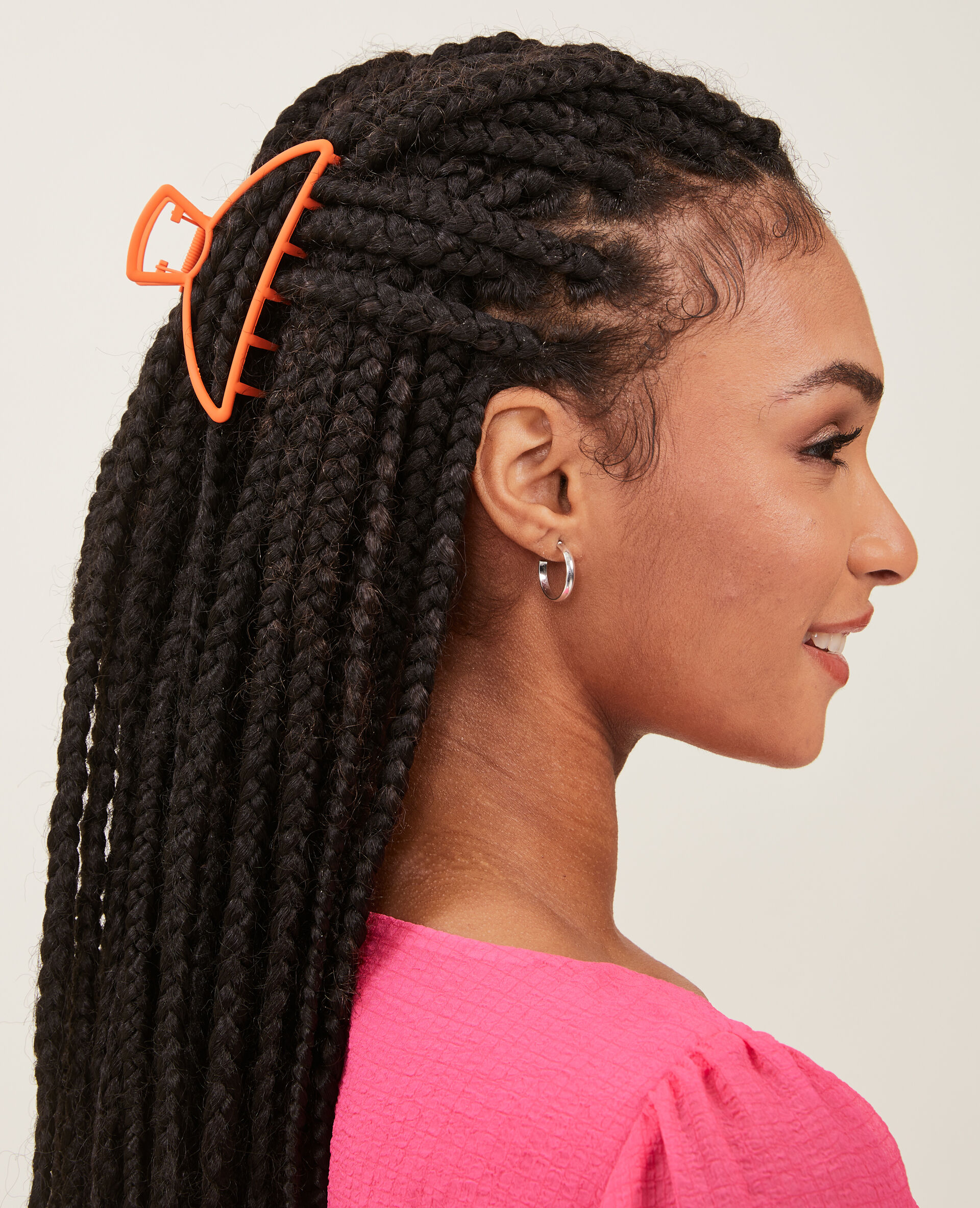 Pince crocodile filaire - Orange