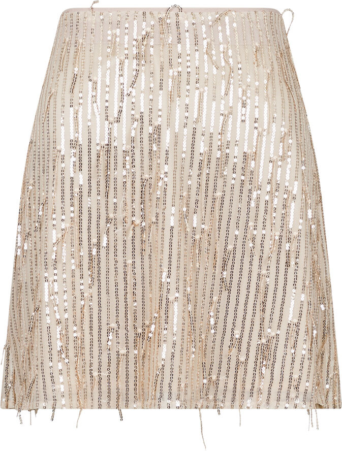 Neo Noir Miva Sequins Skirt Rose gold