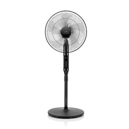 ETA Naos Fan ETA260790000 Standventilator, Antal hastigheder 4, 50 W, Oscillation, Diameter 43 cm, Sort