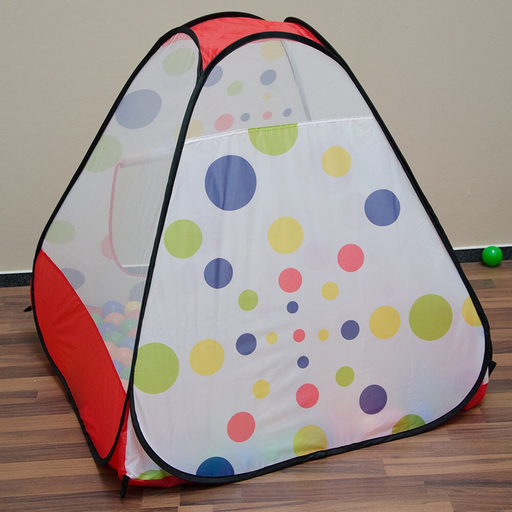 Spielzelt Kinderzelt Pop-Up-Zelt TIANA | Bällebad Zelt für Drinnen und Draußen | Kinderspielzelt ink