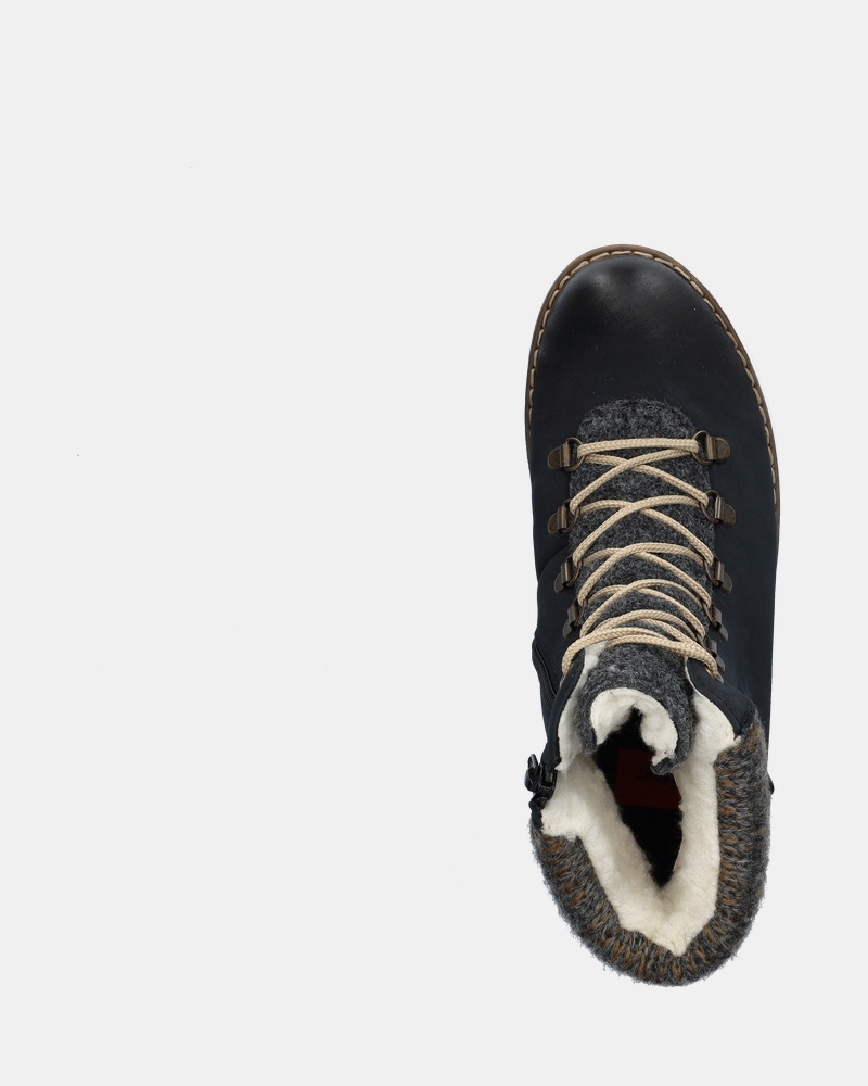 Rieker Veterboots  - blauw