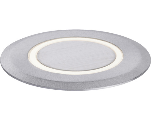 Paulmann inbouw vloerlamp IP67 rond 2W 20 lm 3000K warm wit Ø 50 mm Huis geborsteld roestvrij staal 230V