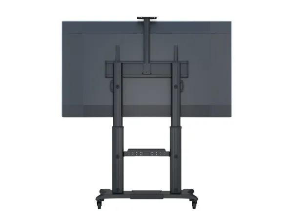 Multibrackets M Public Dual Pillar 180 HD - Vogn med hjul - for fladt panel - aluminium - sort - skærmstørrelse: 60