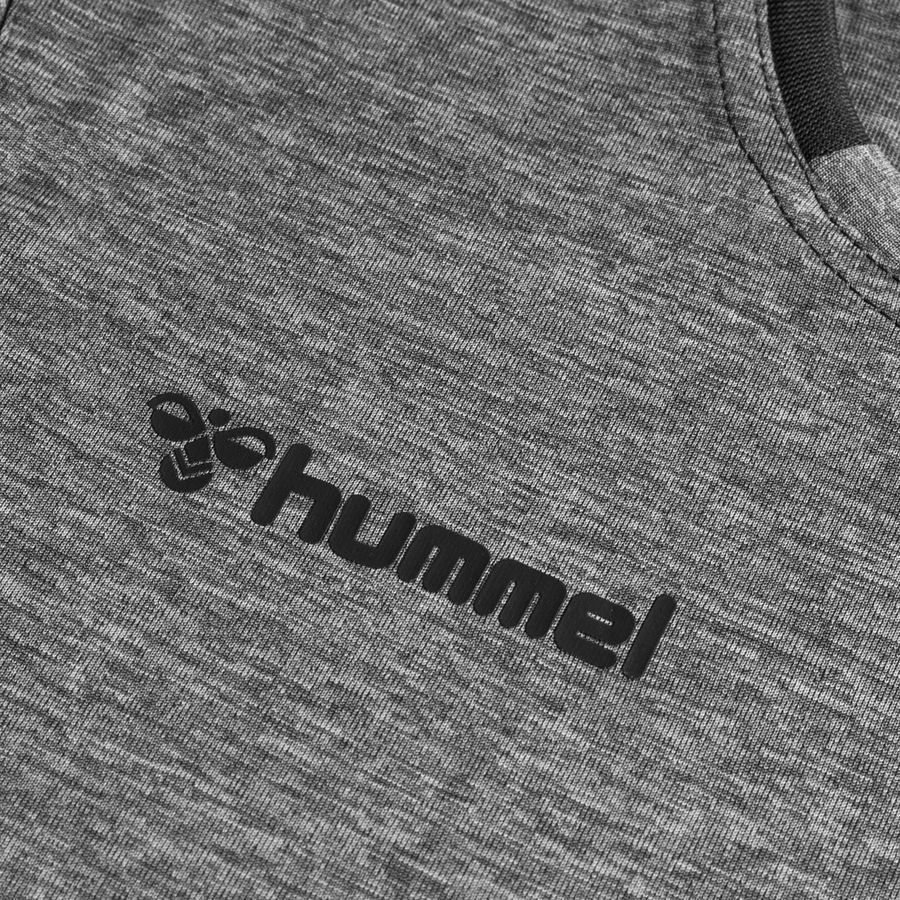 Hummel Maillot Authentic Poly - Gris/Noir Enfant