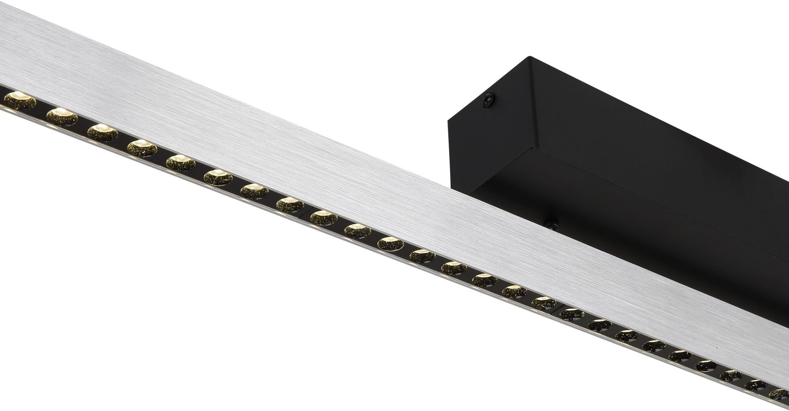 Hängeleuchte - silber-schwarz - Touchdimmer - 150 cm