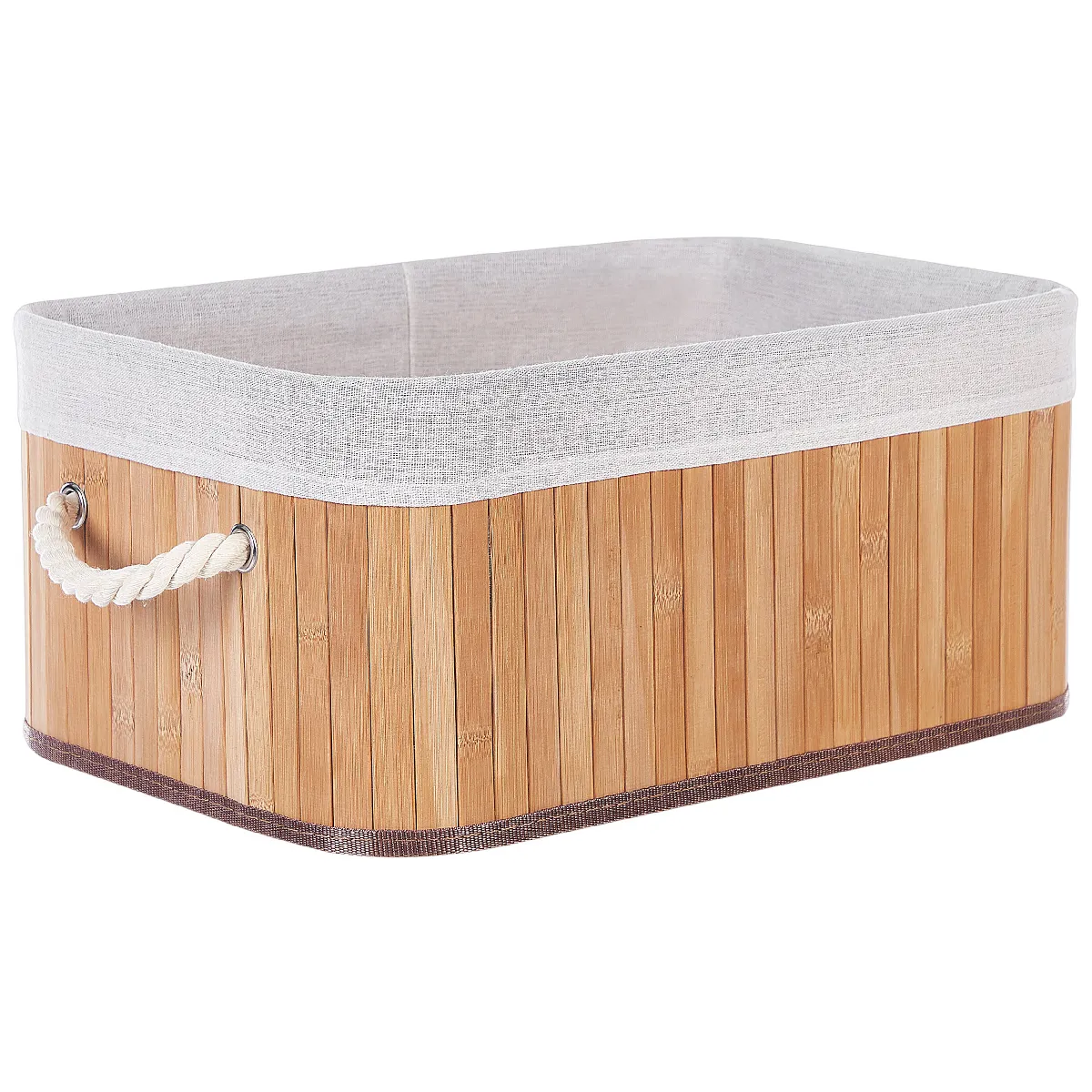 Beliani TALPE - Lot de 5 paniers en bambou