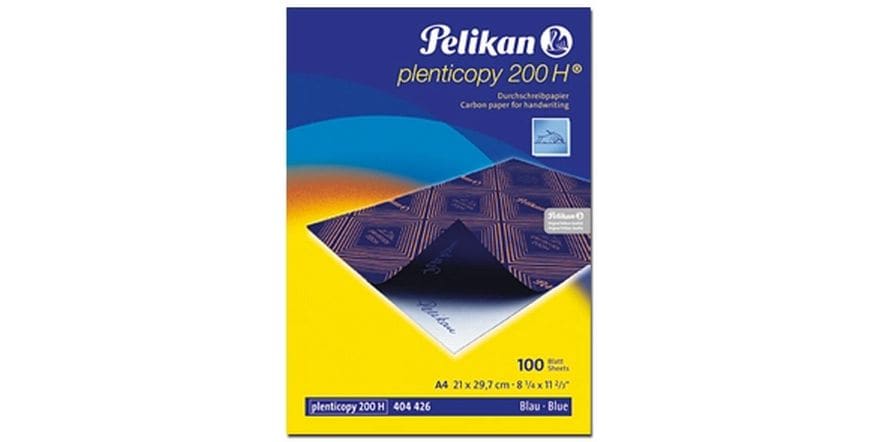 Pelikan Kohlepapier Plenticopy 200 H DIN A4, 10 Blatt Papier für farbintensive Durchschläge