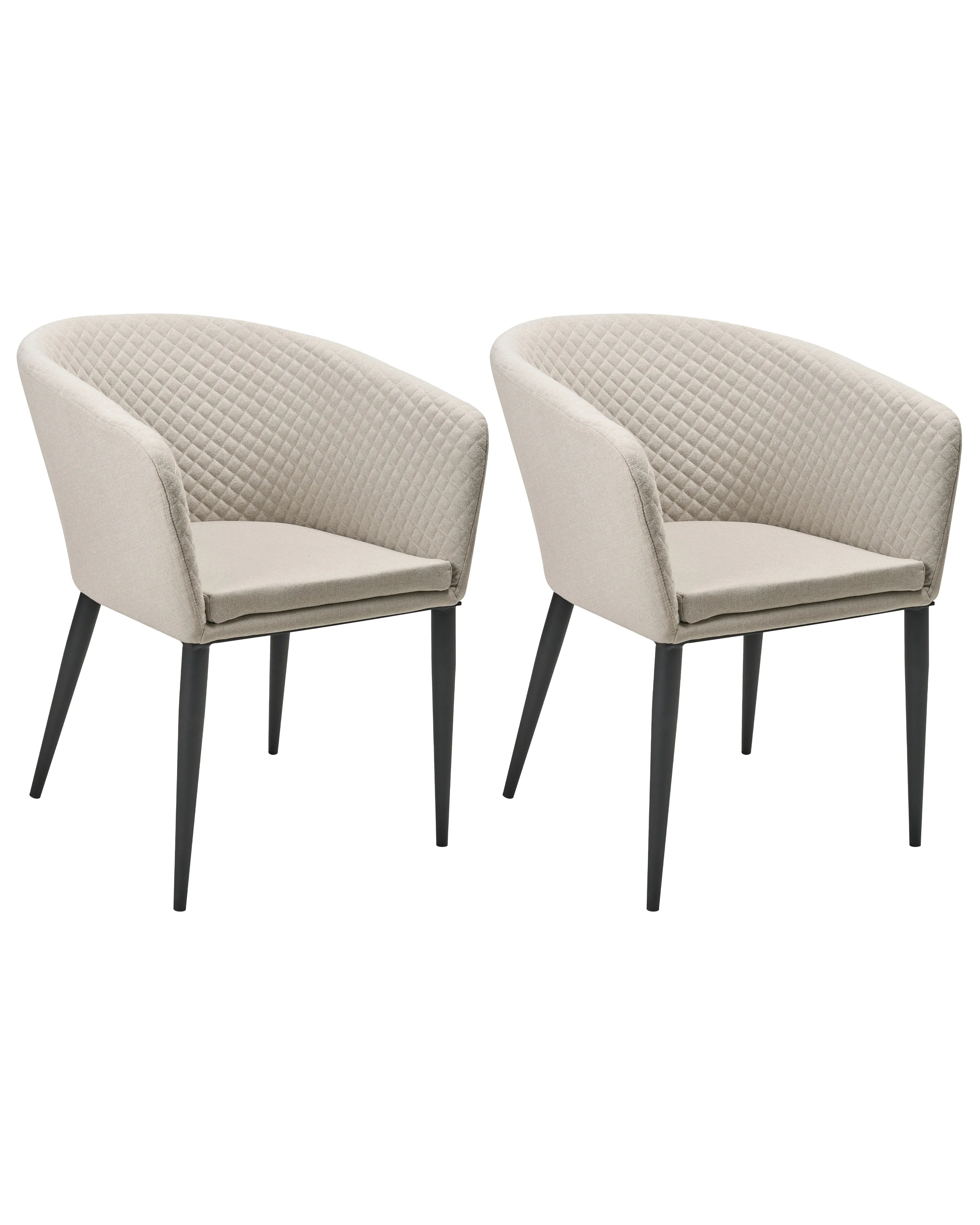 Set van 2 tuinstoelen CURGOS Stof Beige