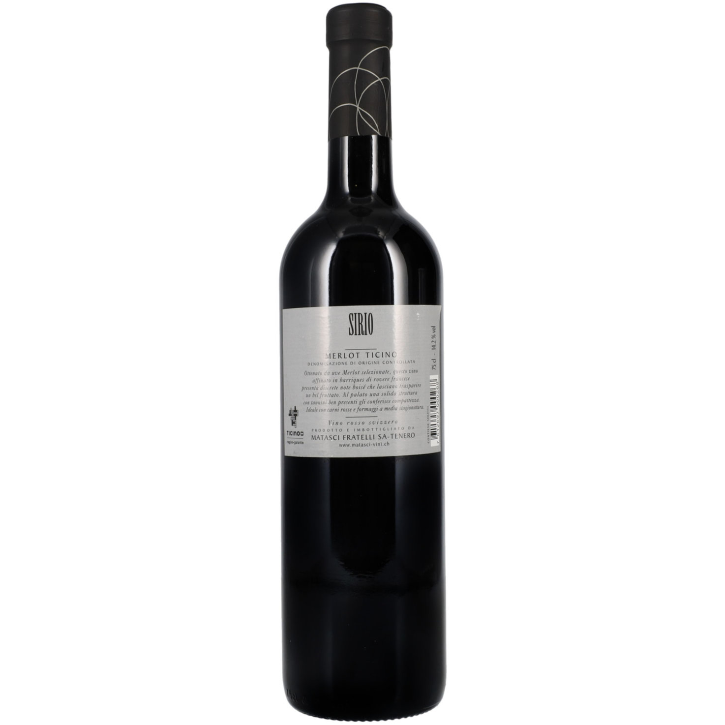 Ticino DOC Merlot Sirio Barrique Matasci Vini -75cl