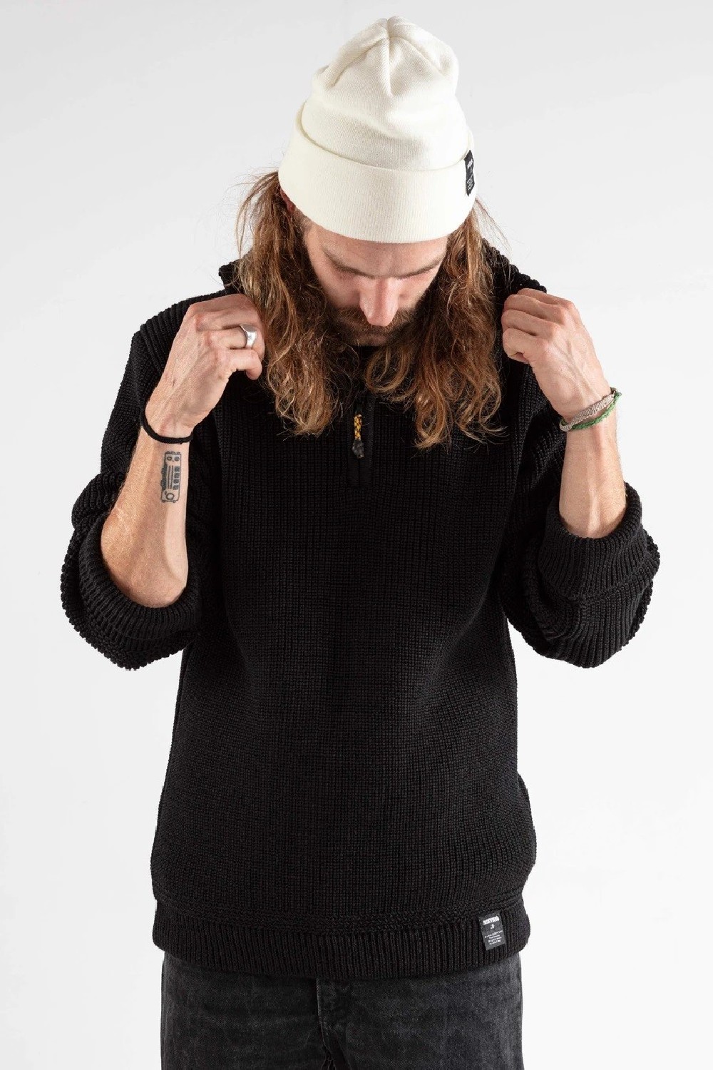 Jeckybeng Seemanns-Pullover The Seaman Sweater Unisex Black