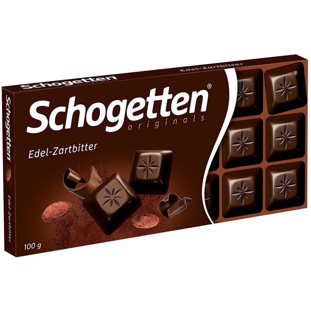 Trumpf Schogetten Edel Zartbitter 100g Tafelschokolade MHD:30.11.25
