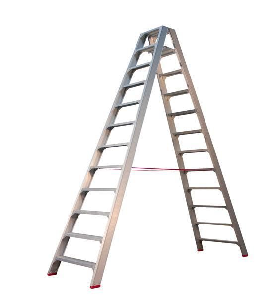 Little Jumbo Industrietrap SuperPRO - 2x12 treden met beugel - 4741000212