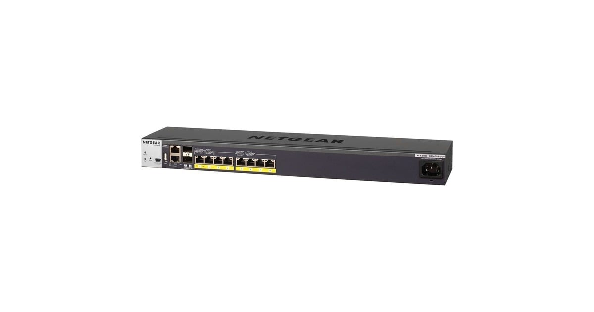 NetgearProSAFE M4200-10MG-PoE+ switch