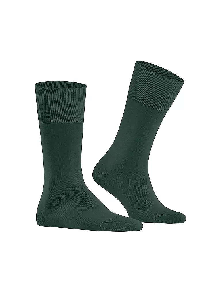 FALKE Socken TIAGO hunter green dunkelgrün