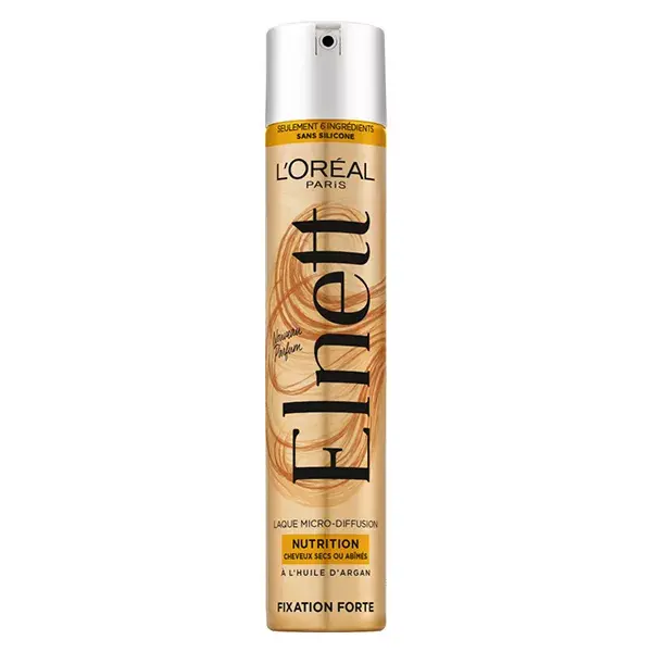 L'Oréal Paris Elnett Satin Dry Hair Fixação Forte 300ml