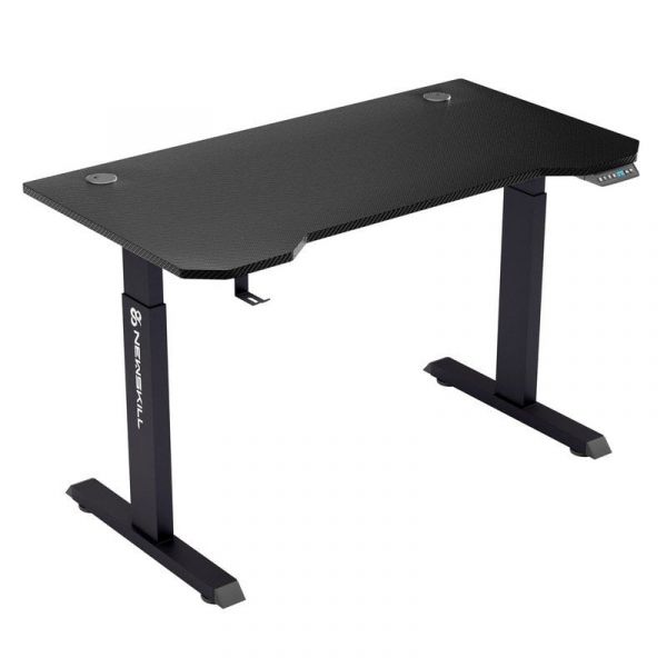 Newskill Mesa Gaming Belenor Pro Preto Ajustável em altura 120X60Cm