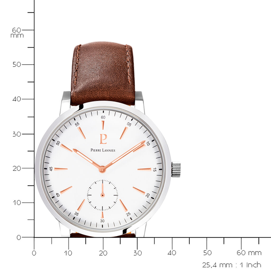 Montre Pierre Lannier Collection Week-end Vintage Blanc