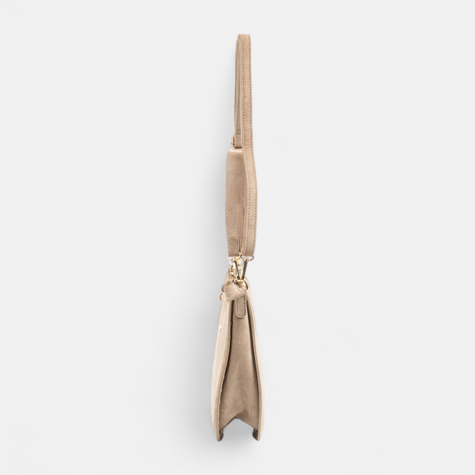 Sac bandoulière beige