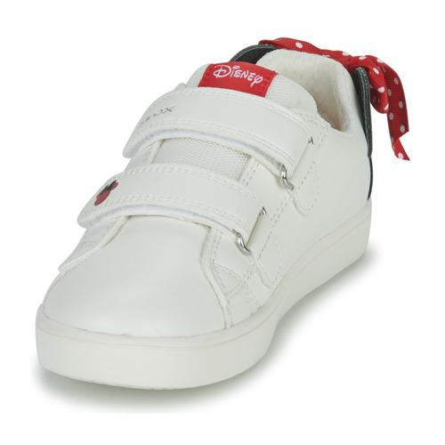 Geox - J KATHE GIRL - Blanc / Noir / Rouge